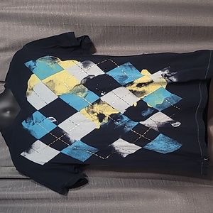 Marc Ecko Cut & Sew Large Men's L V Neck Tshirt